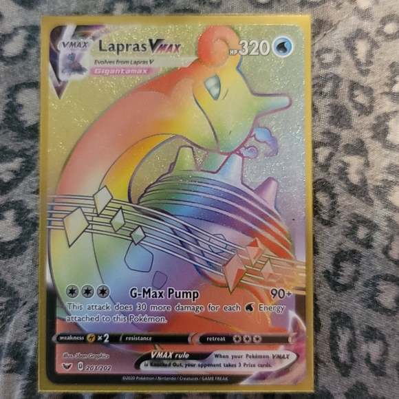 pokemon trading card amazon 2020 Pokemon Sword & Shield Lapras VMAX Holo #050/202 CGC 8.5 #2722 –  Aussie Coins Direct main image 1